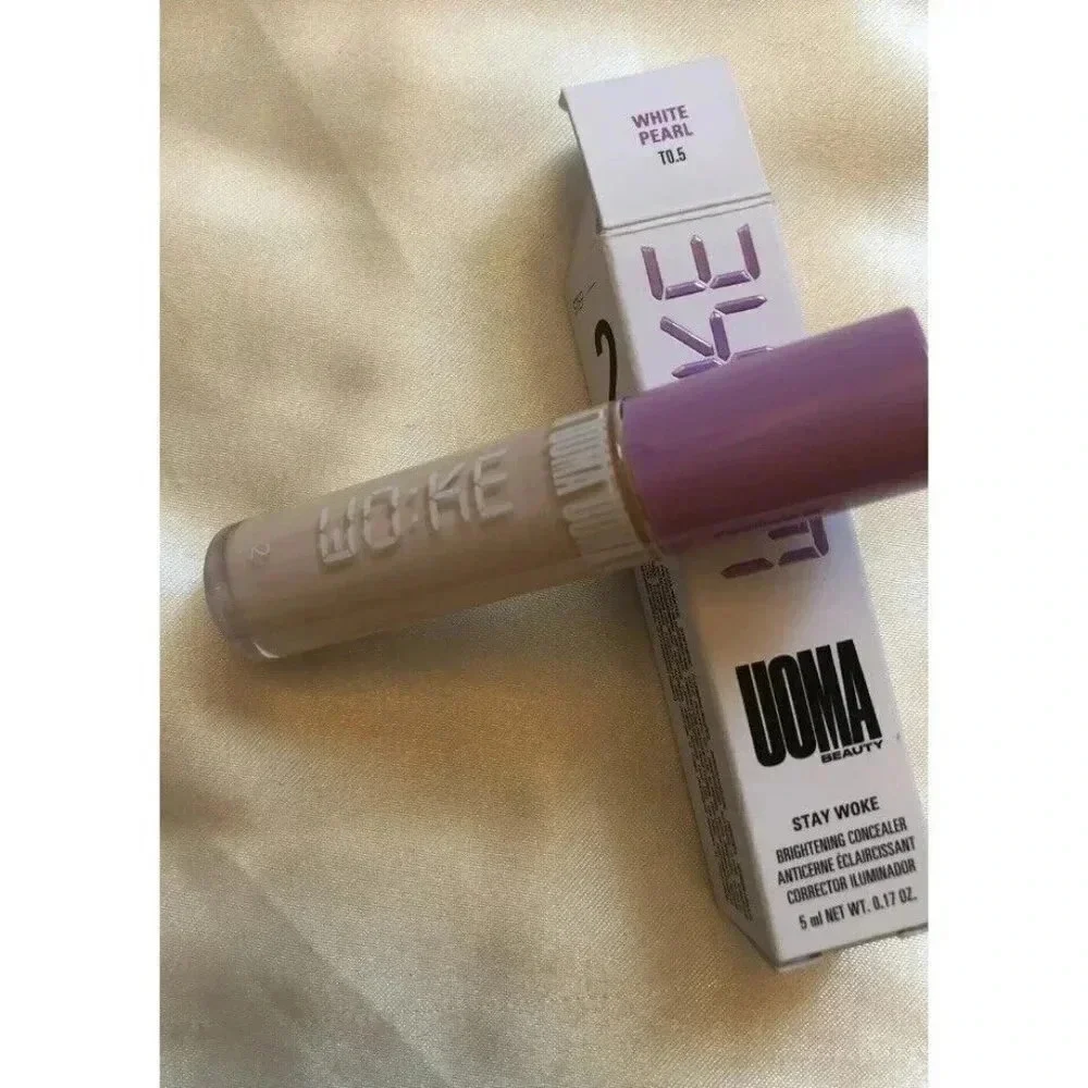 UOMA White Pearl 0.5, Beauty Stay Woke Brightening Concealer 5ml New In Box